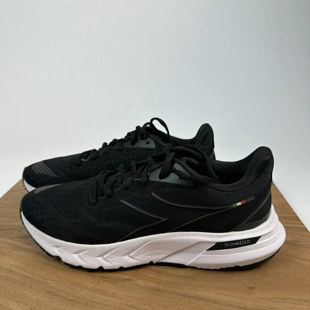 New Womens Diadora Mythos Blushield Volo Black Athletic Shoes Sneakers Size 9.5M - Picture 2 of 8